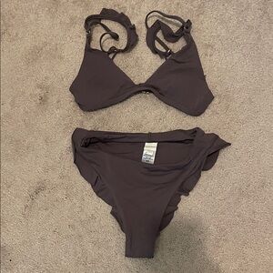 L*Space Dark Brown Bikini Set